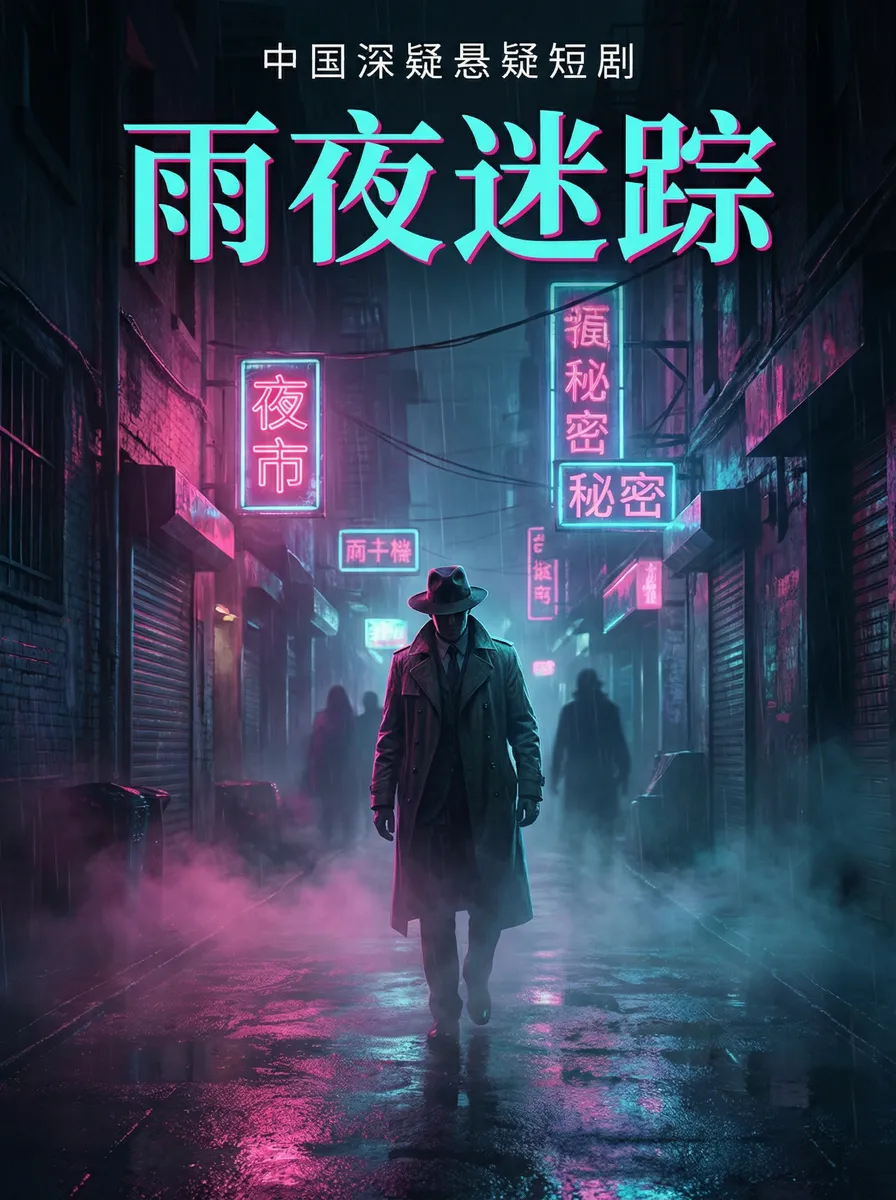 欧美中字一区 悬疑追踪短剧 - 雨夜迷踪海报